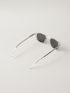 Lesca transparent frame sunglasses - Wit