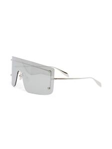 Alexander McQueen Eyewear Zonnebril met randloos montuur - Zilver