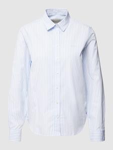 Gant Hemdbluse "REG POPLIN STRIPED SHIRT", mit einer kleinen Logostickerei auf der Brust