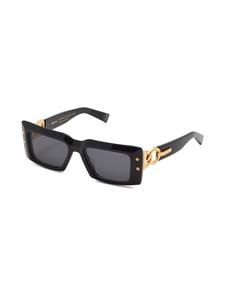 Balmain Eyewear Zonnebril met vierkant montuur - Zwart