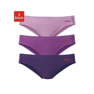 s.Oliver RED LABEL Beachwear Bikinibroekje elastische katoenkwaliteit (set, 3 stuks)