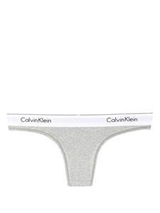 Calvin Klein String met logo tailleband - Grijs