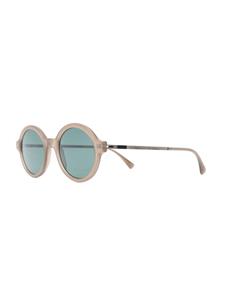 Mykita Zonnebril met rond montuur - Bruin