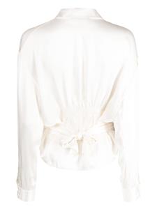 Cynthia Rowley Zijden blouse - Wit