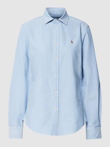 Polo Ralph Lauren Overhemdblouse met logostitching, model 'Kendal'