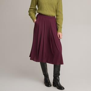 ANNE WEYBURN Wijde rok in tricot, halflang