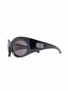 Balenciaga Eyewear Bold zonnebril met rond montuur - Zwart