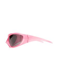 Balenciaga Eyewear Skin XXL cat-eye zonnebril - Roze