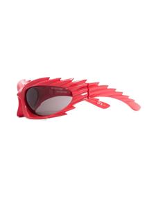 Balenciaga Eyewear Zonnebril met geometrisch montuur - Rood