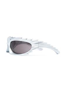 Balenciaga Eyewear Zonnebril met rechthoekig montuur - Zilver