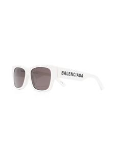 Balenciaga Eyewear Zonnebril met vierkant montuur - Wit