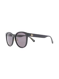 Gucci Eyewear Double G zonnebril met kattenoog montuur - Zwart