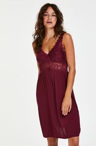 Hunkemöller Slipdress Nora Lace Paars