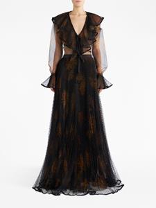 ETRO Maxi-jurk met print - Zwart