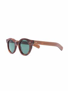 Cutler & Gross 1390 zonnebril met rond montuur - Bruin