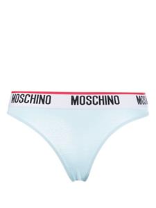 Moschino String met logoband - Blauw