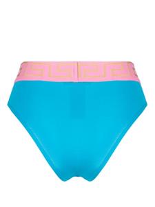 Versace High-waist bikinislip - Blauw