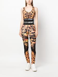 Plein Sport Tanktop met barokprint - Zwart