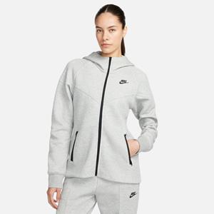 Nike Hoodie NSW Tech Fleece 24 Windrunner - Grijs/Zwart Dames