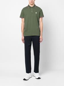 Moncler Poloshirt met logopatch - Groen