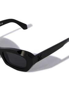 Off-White Venezia uitgesneden zonnebril - Zwart