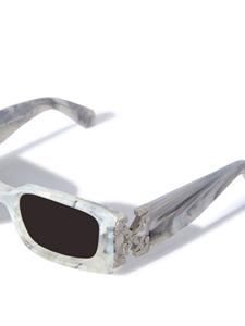 Off-White Roma zonnebril met rechthoekig montuur - Grijs
