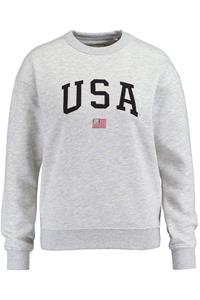 America Today Dames Sweater Soel Grijs