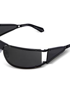 Off-White Kenema zonnebril met oversized montuur - Zwart