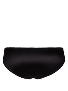 Dolce & Gabbana Slip met contrasterende afwerking - Zwart