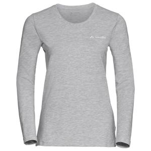 Vaude  Women's Brand L/S Shirt - Sportshirt, grijs