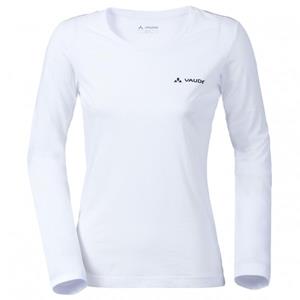 Vaude  Women's Brand L/S Shirt - Sportshirt, wit