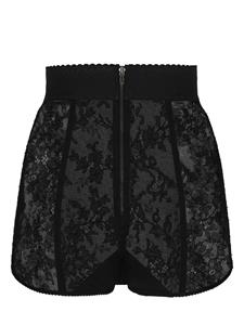 Dolce & Gabbana High waist culotte - Zwart