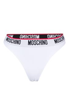 Moschino String met logoband - Wit