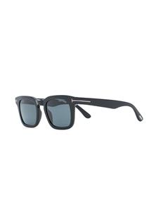 TOM FORD Eyewear FT0751 zonnebril met vierkant montuur - Zwart
