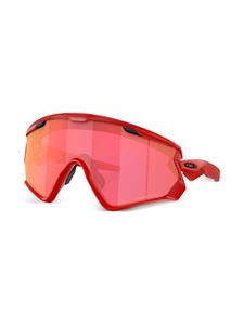 Oakley Wind Jacket zonnebril met goggle montuur - Rood
