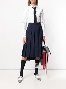 Thom Browne School Uniform Pleated Skirt - Blauw