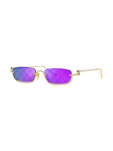 Gucci Eyewear GG zonnebril met rechthoekig montuur - 2300S1 Gold