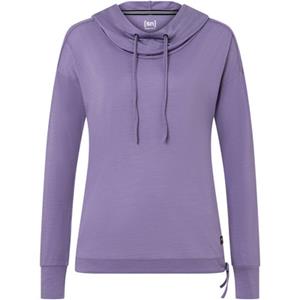 SUPER.NATURAL Hoodie Merino Hoodie W FUNNEL HOODIE optimaler Merino-Materialmix