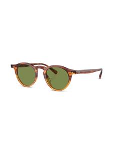 Oliver Peoples Op-13 zonnebril met rond montuur - 175452 Dark Amber Gradient