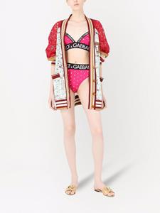 Dolce & Gabbana Slip verfraaid met stras - Roze
