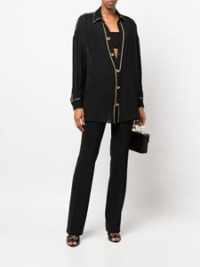 Moschino Zijden blouse - Zwart