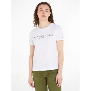 Tommy Hilfiger T-Shirt mit Markenlabel auf der Brust