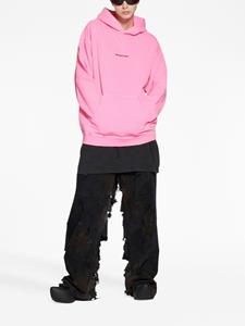 Balenciaga Katoenen hoodie - Roze