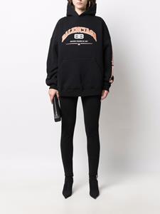 Balenciaga Hoodie met logoprint - Zwart