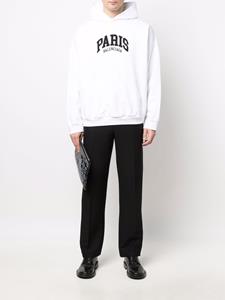 Balenciaga Hoodie met logoprint - Wit