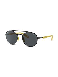 Ray-Ban x Ferrari zonnebril met rond montuur - Zwart