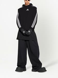 Balenciaga x Adidas hoodie met geborduurd logo - Zwart