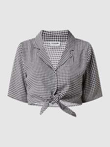 Noisy May Korte blouse met knoopdetail, model 'Joe'