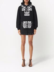 Burberry Oversized hoodie - Zwart