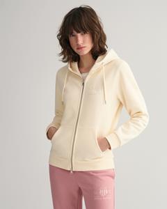 Gant Women Tonal Archive Shield hoodie met ritssluiting